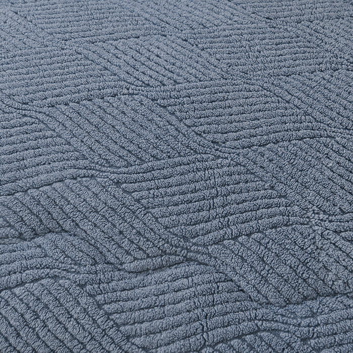 91家纺网 家纺一手货源 找家纺 小叮当家纺仓储工厂店 2025新款亲肤舒适提花双面绒冬被被子被芯-双面绒 双面绒蓝灰