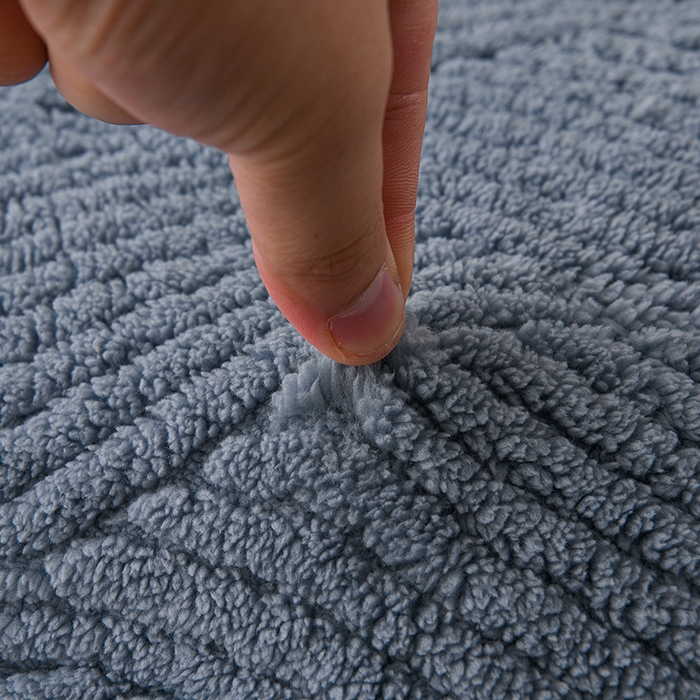 91家纺网 家纺一手货源 找家纺 小叮当家纺仓储工厂店 2025新款亲肤舒适提花双面绒冬被被子被芯-双面绒 双面绒蓝灰