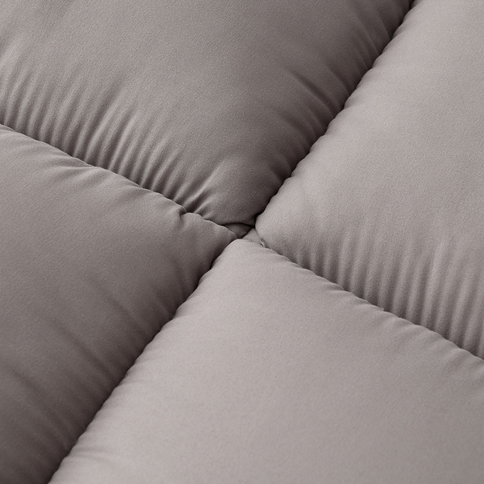 91家纺网 家纺一手货源 找家纺 小叮当家纺仓储工厂店 2025新款亲肤舒适纯色宝石床垫垫子床褥 宝石床垫-灰