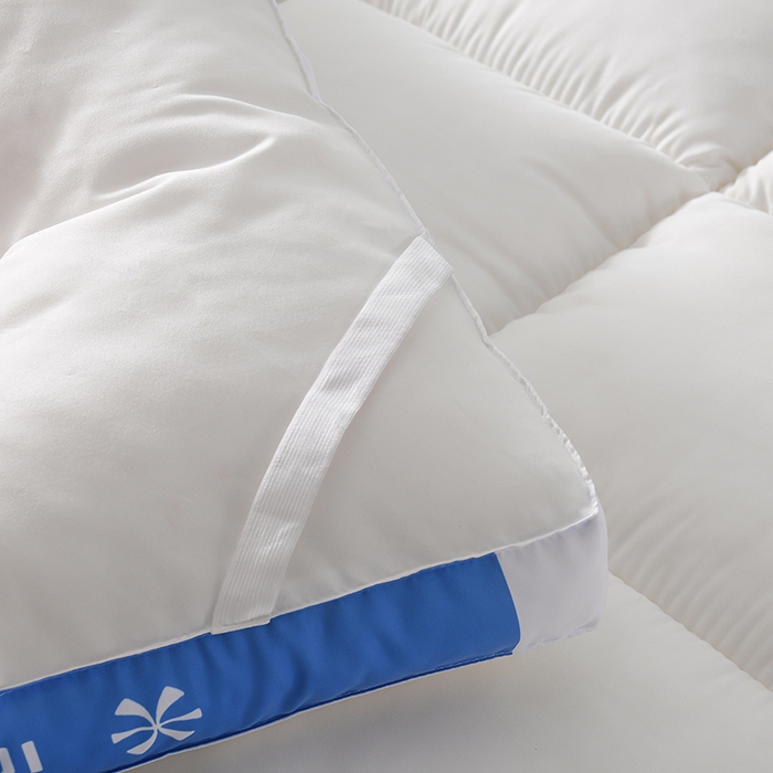 91家纺网 家纺一手货源 找家纺 小叮当家纺仓储工厂店 2025新款亲肤舒适纯色宝石床垫垫子床褥 宝石床垫-白