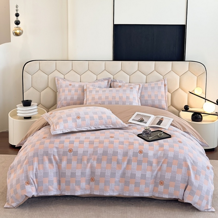 91家纺网 家纺一手货源 找家纺 雲归梦 2025新款纯棉加厚磨毛多规格磨毛四件套 阿拉斯加灰