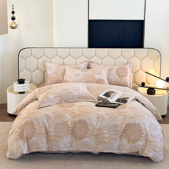 91家纺网 家纺一手货源 找家纺 雲归梦 2025新款纯棉加厚磨毛多规格磨毛四件套 一举夺魁