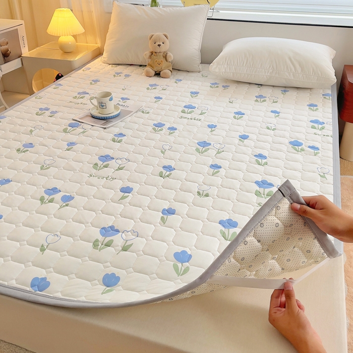 91家纺网 家纺一手货源 找家纺 （总）小叮当家纺仓储工厂店 2025新款薄垫针织系列床护垫床垫-针织