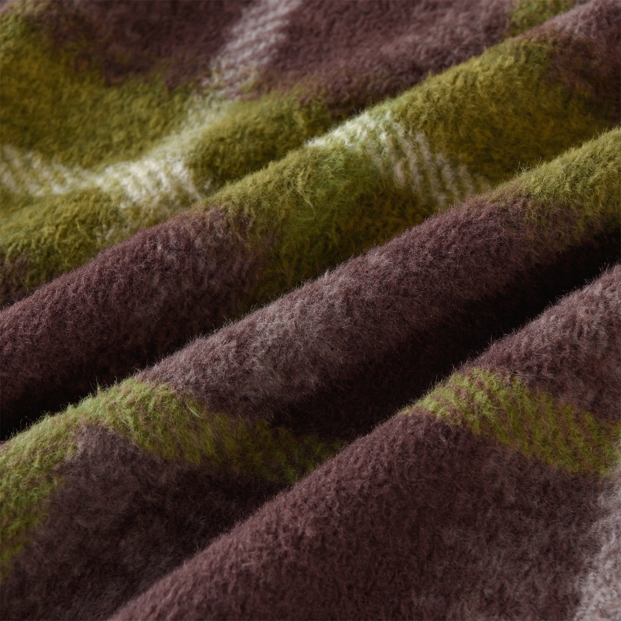 91家纺网 家纺一手货源 找家纺 金鹰 2025新款仿羊绒夹棉印花床笠四件套加厚牛奶绒四件套 宝丽-绿