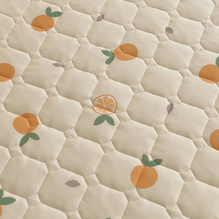 91家纺网 家纺一手货源 找家纺 小叮当家纺仓储工厂店 2025新款薄垫针织系列床护垫床垫-针织 针织桔子