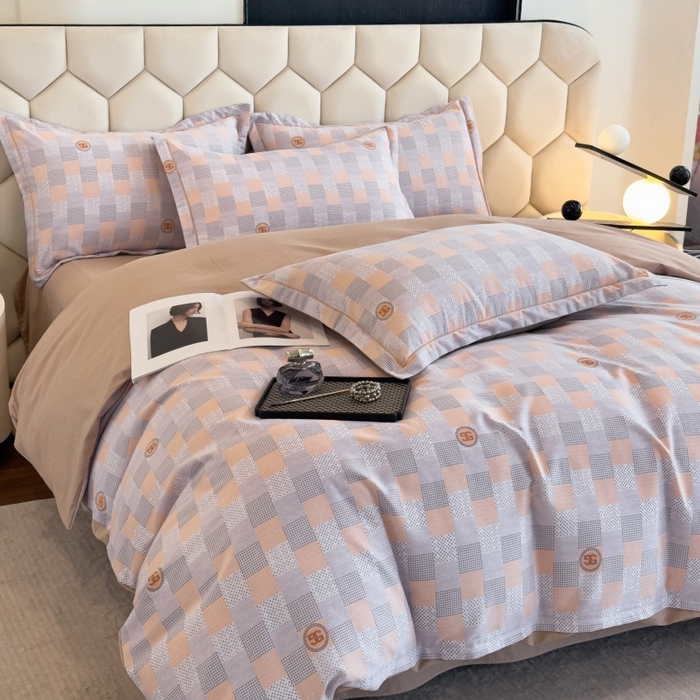 91家纺网 家纺一手货源 找家纺 雲归梦 2025新款纯棉加厚磨毛多规格磨毛四件套 阿拉斯加灰