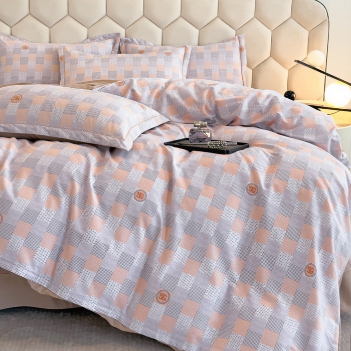 91家纺网 家纺一手货源 找家纺 雲归梦 2025新款纯棉加厚磨毛多规格磨毛四件套 阿拉斯加灰