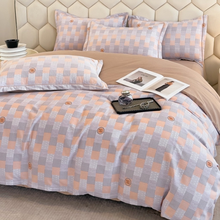 91家纺网 家纺一手货源 找家纺 雲归梦 2025新款纯棉加厚磨毛多规格磨毛四件套 阿拉斯加灰