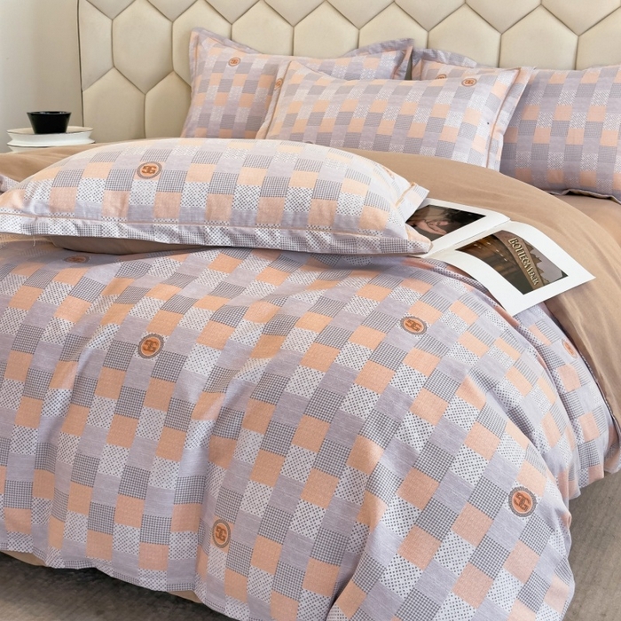 91家纺网 家纺一手货源 找家纺 雲归梦 2025新款纯棉加厚磨毛多规格磨毛四件套 阿拉斯加灰