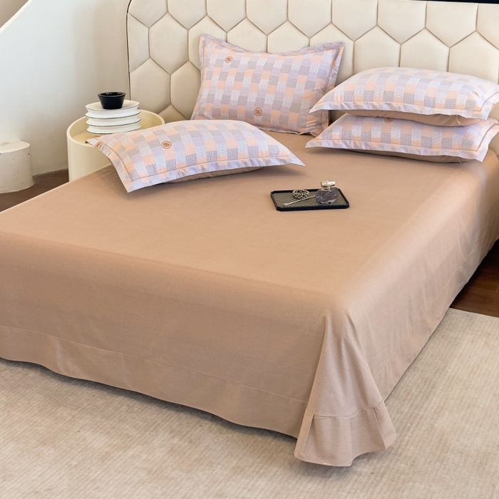 91家纺网 家纺一手货源 找家纺 雲归梦 2025新款纯棉加厚磨毛多规格磨毛四件套 阿拉斯加灰