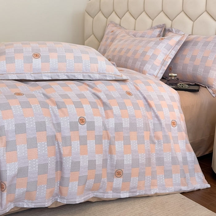 91家纺网 家纺一手货源 找家纺 雲归梦 2025新款纯棉加厚磨毛多规格磨毛四件套 阿拉斯加灰