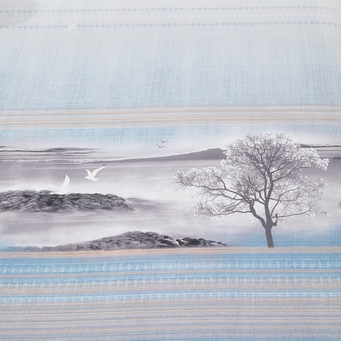 91家纺网 家纺一手货源 找家纺 雲归梦 2025新款纯棉加厚磨毛多规格磨毛四件套 古韵山河