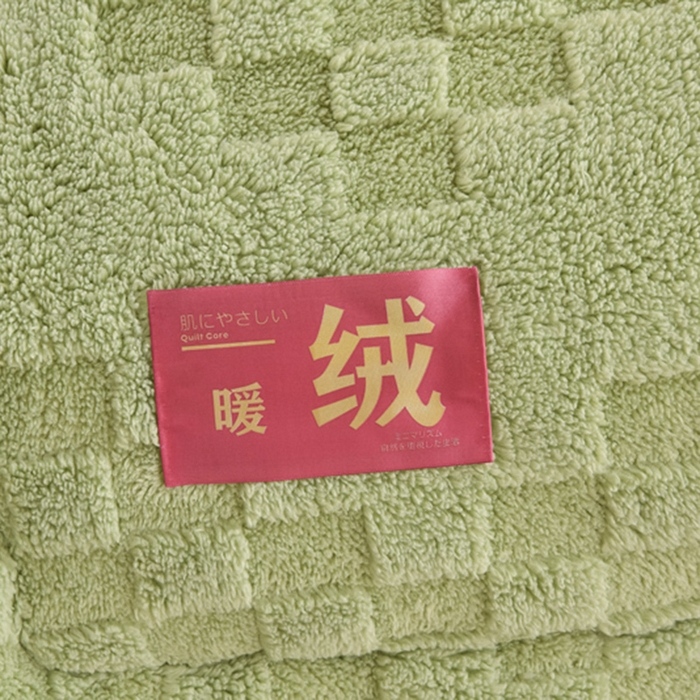 91家纺网 家纺一手货源 找家纺 小叮当家纺仓储工厂店 2025全新塔芙绒冬被加厚牛奶绒羊羔绒被子被芯 暖绒绿