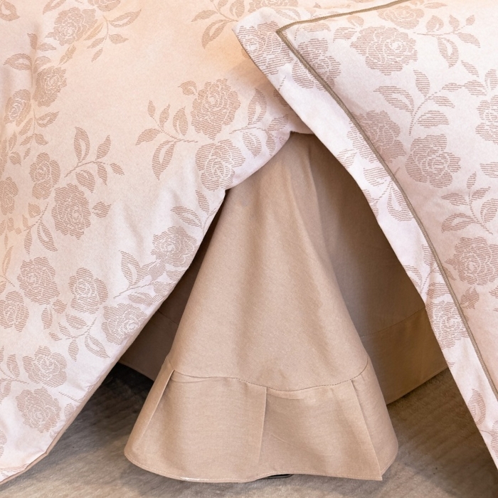 91家纺网 家纺一手货源 找家纺 雲归梦 2025新款纯棉加厚磨毛多规格磨毛四件套 玫瑰之心粉