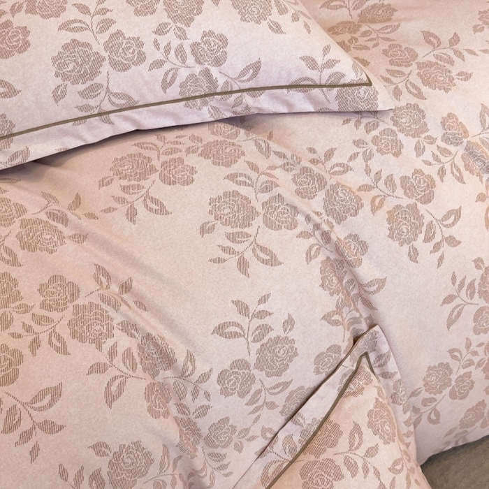 91家纺网 家纺一手货源 找家纺 雲归梦 2025新款纯棉加厚磨毛多规格磨毛四件套 玫瑰之心粉