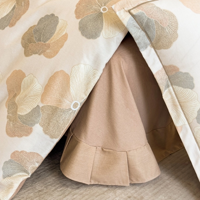 91家纺网 家纺一手货源 找家纺 雲归梦 2025新款纯棉加厚磨毛多规格磨毛四件套 乌木茶香米