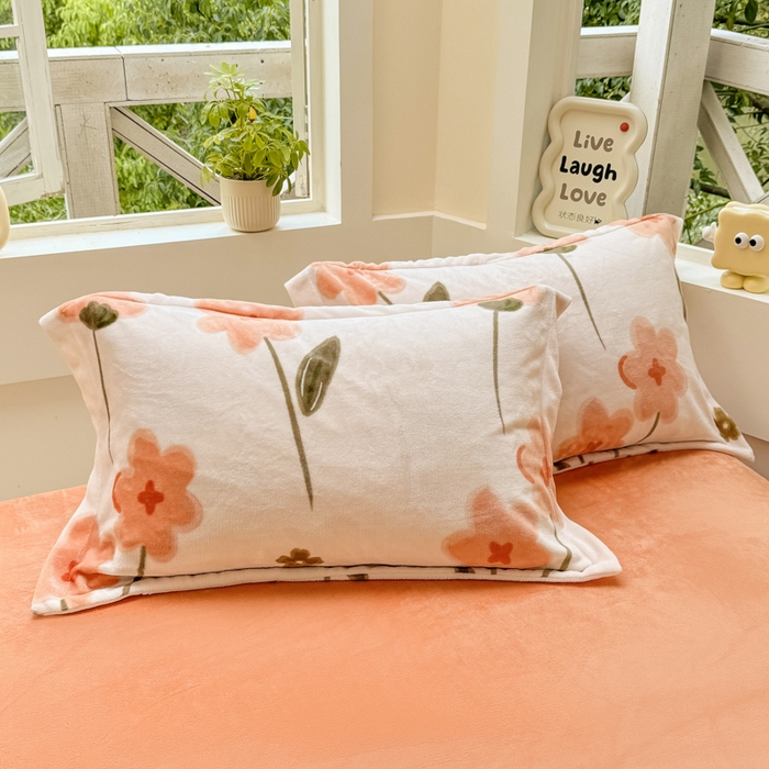 91家纺网 家纺一手货源 找家纺 （总）优姿家纺 2025新款高克重牛奶绒印花单被套