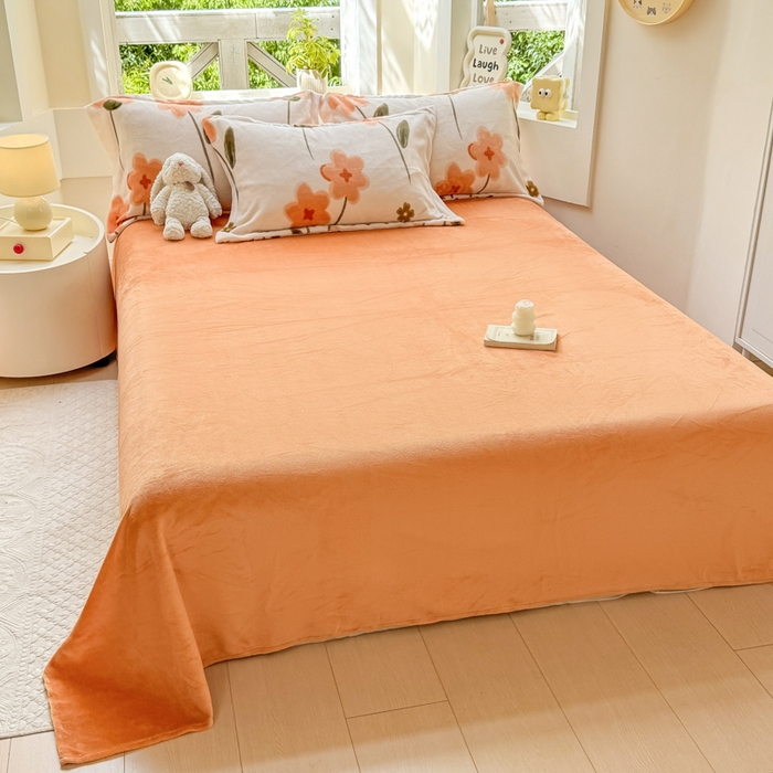 91家纺网 家纺一手货源 找家纺 （总）优姿家纺 2025新款高克重牛奶绒印花单被套