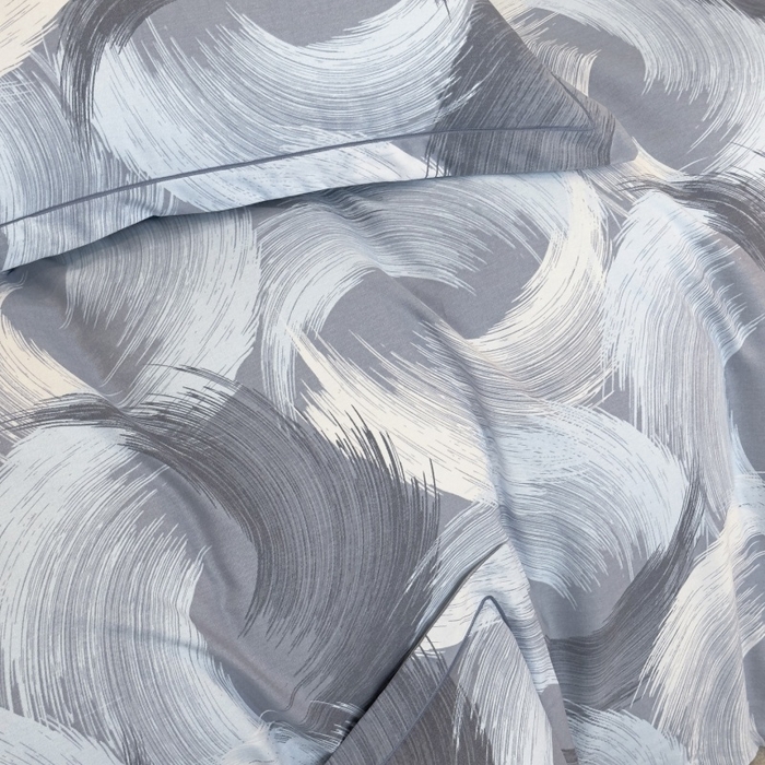 91家纺网 家纺一手货源 找家纺 雲归梦 2025新款纯棉加厚磨毛多规格磨毛四件套 旋风蓝