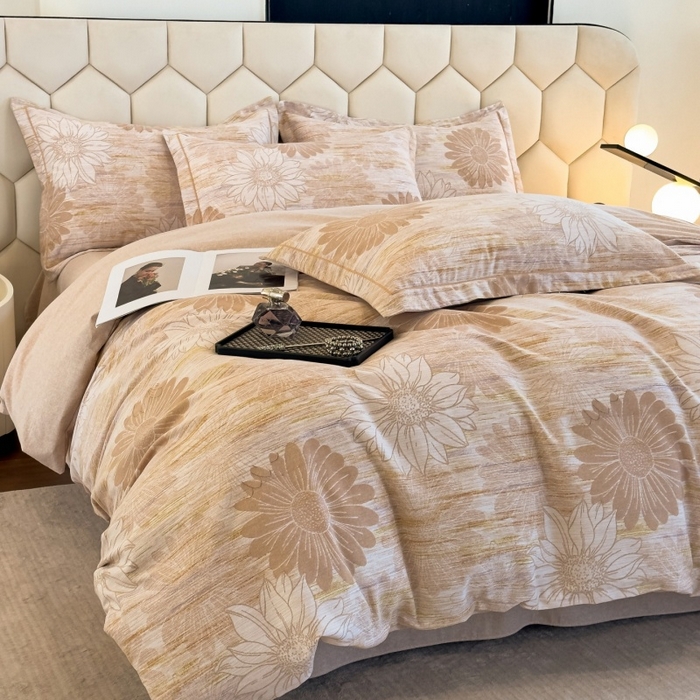 91家纺网 家纺一手货源 找家纺 雲归梦 2025新款纯棉加厚磨毛多规格磨毛四件套 一举夺魁