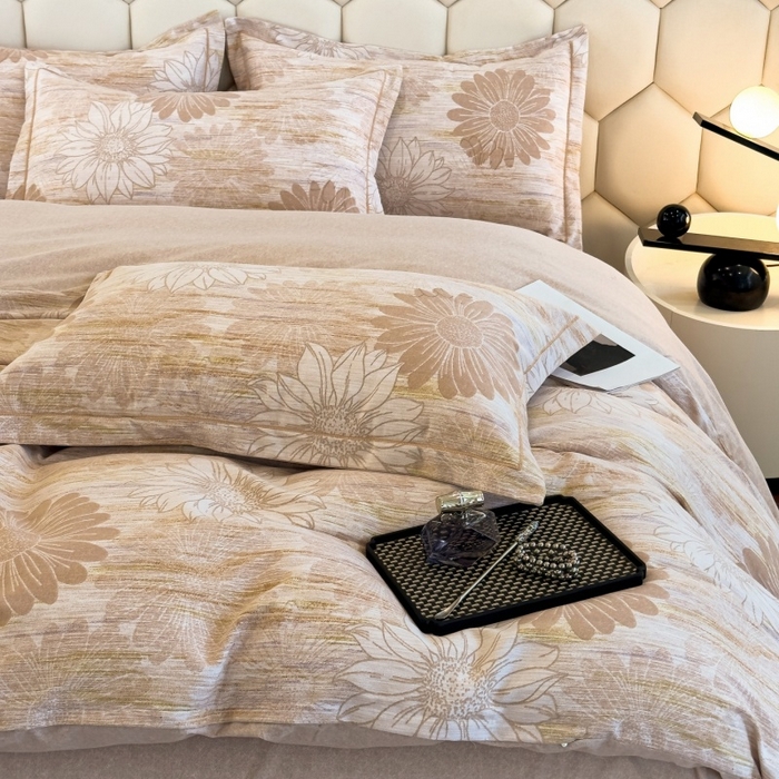 91家纺网 家纺一手货源 找家纺 雲归梦 2025新款纯棉加厚磨毛多规格磨毛四件套 一举夺魁