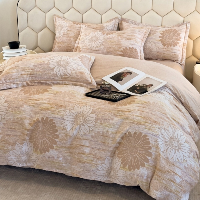 91家纺网 家纺一手货源 找家纺 雲归梦 2025新款纯棉加厚磨毛多规格磨毛四件套 一举夺魁