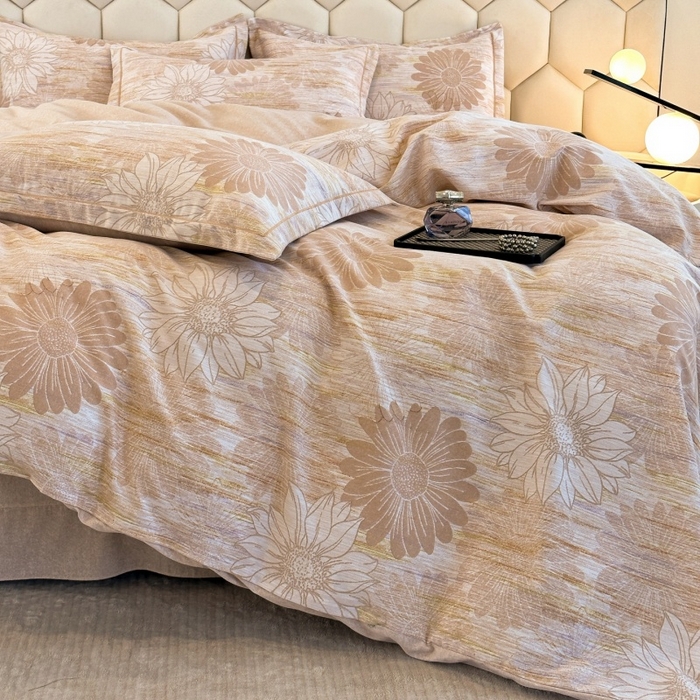 91家纺网 家纺一手货源 找家纺 雲归梦 2025新款纯棉加厚磨毛多规格磨毛四件套 一举夺魁