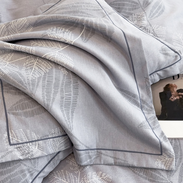 91家纺网 家纺一手货源 找家纺 雲归梦 2025新款纯棉加厚磨毛多规格磨毛四件套 云亭山野灰