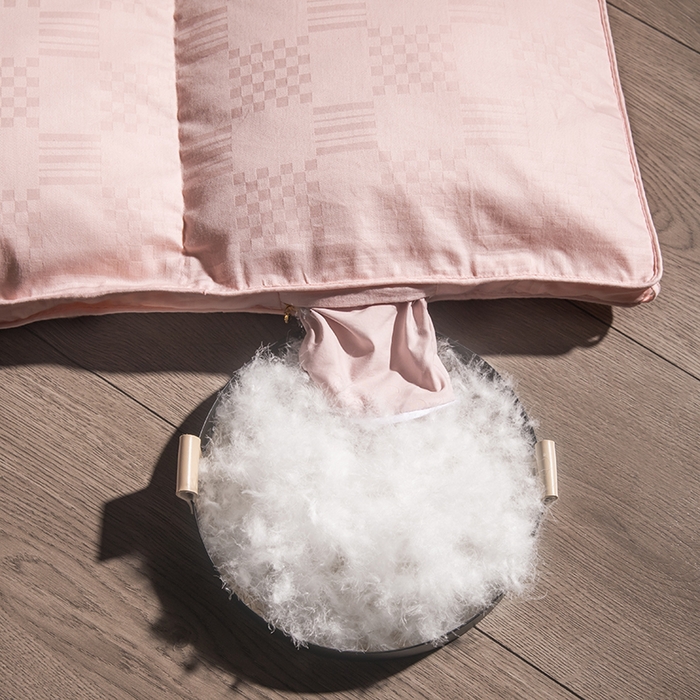 91家纺网 家纺一手货源 找家纺 （总）华盛羽绒被壳 2025新款双层全棉提花羽绒被壳华夫格