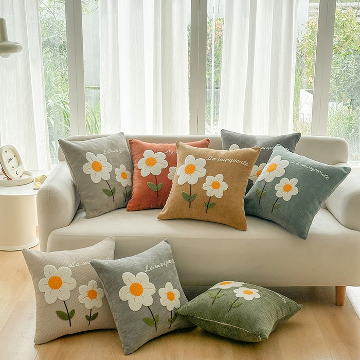 91家纺网 家纺一手货源 找家纺 （总）新奇异 2025新款毛巾绣抱枕