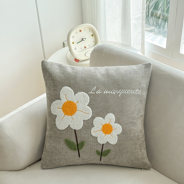 91家纺网 家纺一手货源 找家纺 （总）新奇异 2025新款毛巾绣抱枕