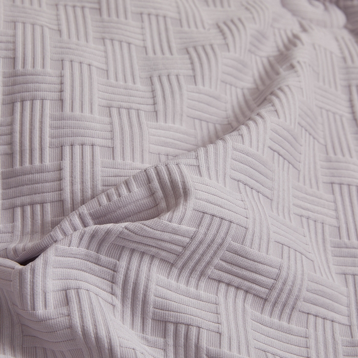 91家纺网 家纺一手货源 找家纺 小叮当家纺仓储工厂店 2025新款A类华夫格针织提花大豆冬被被子被芯 瑞丽-灰色