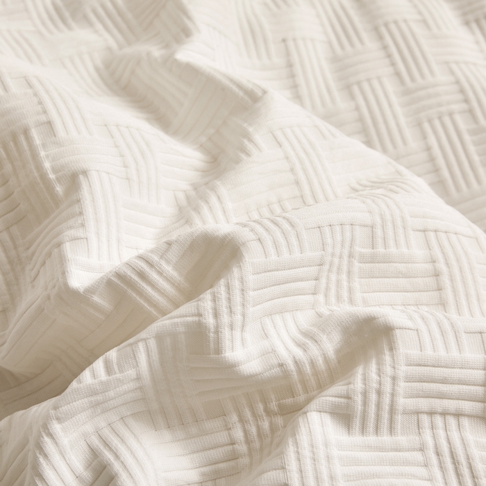 91家纺网 家纺一手货源 找家纺 小叮当家纺仓储工厂店 2025新款A类华夫格针织提花大豆冬被被子被芯 瑞丽-拼色-灰白色