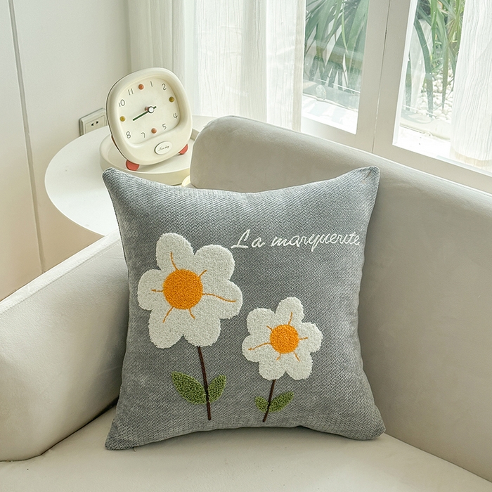 91家纺网 家纺一手货源 找家纺 （总）新奇异 2025新款毛巾绣抱枕