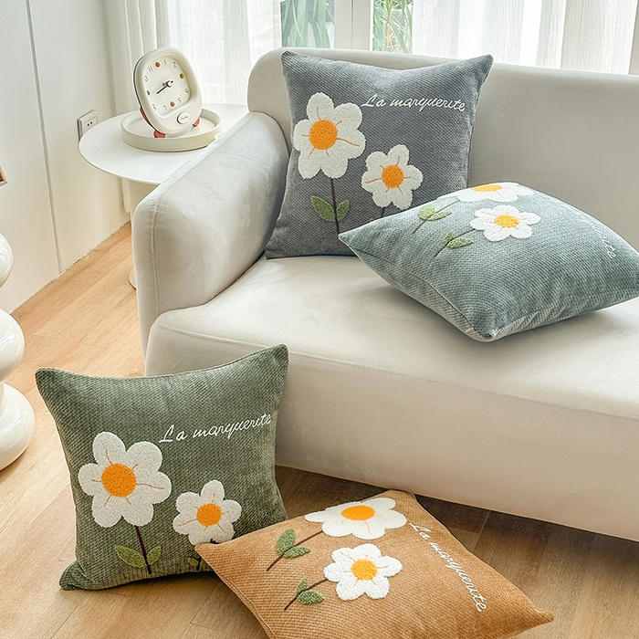 91家纺网 家纺一手货源 找家纺 （总）新奇异 2025新款毛巾绣抱枕