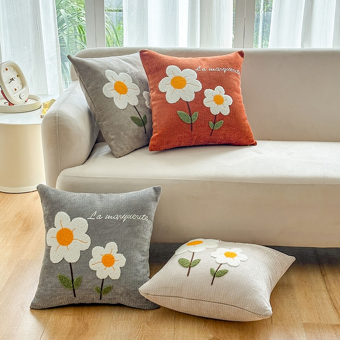 91家纺网 家纺一手货源 找家纺 （总）新奇异 2025新款毛巾绣抱枕