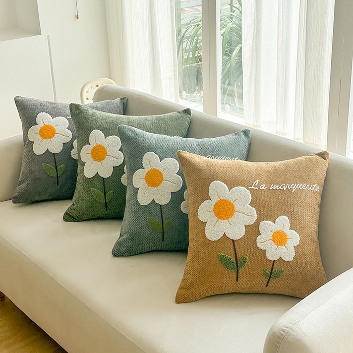 91家纺网 家纺一手货源 找家纺 （总）新奇异 2025新款毛巾绣抱枕