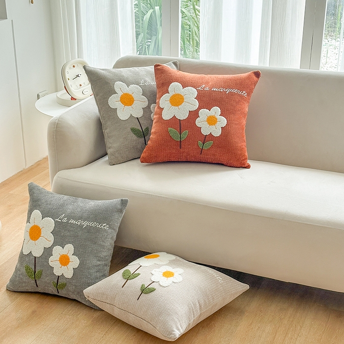 91家纺网 家纺一手货源 找家纺 （总）新奇异 2025新款毛巾绣抱枕