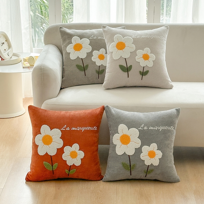 91家纺网 家纺一手货源 找家纺 （总）新奇异 2025新款毛巾绣抱枕