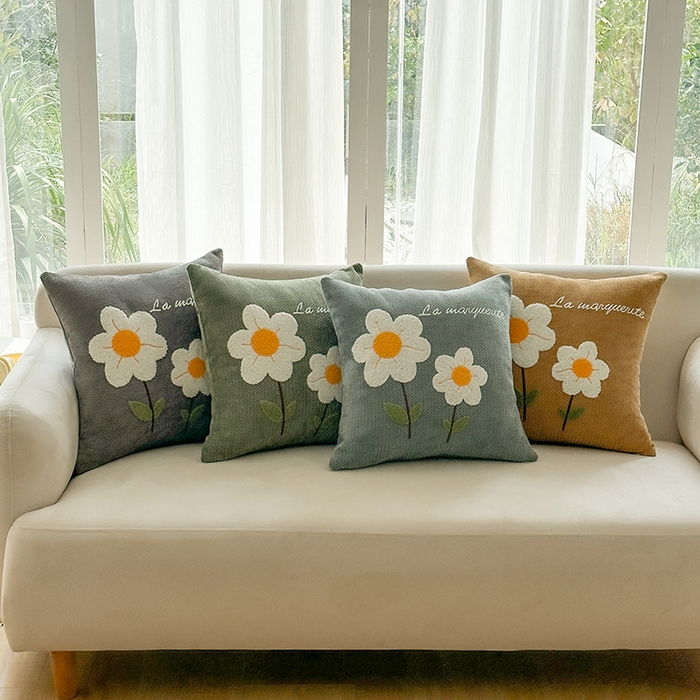 91家纺网 家纺一手货源 找家纺 （总）新奇异 2025新款毛巾绣抱枕