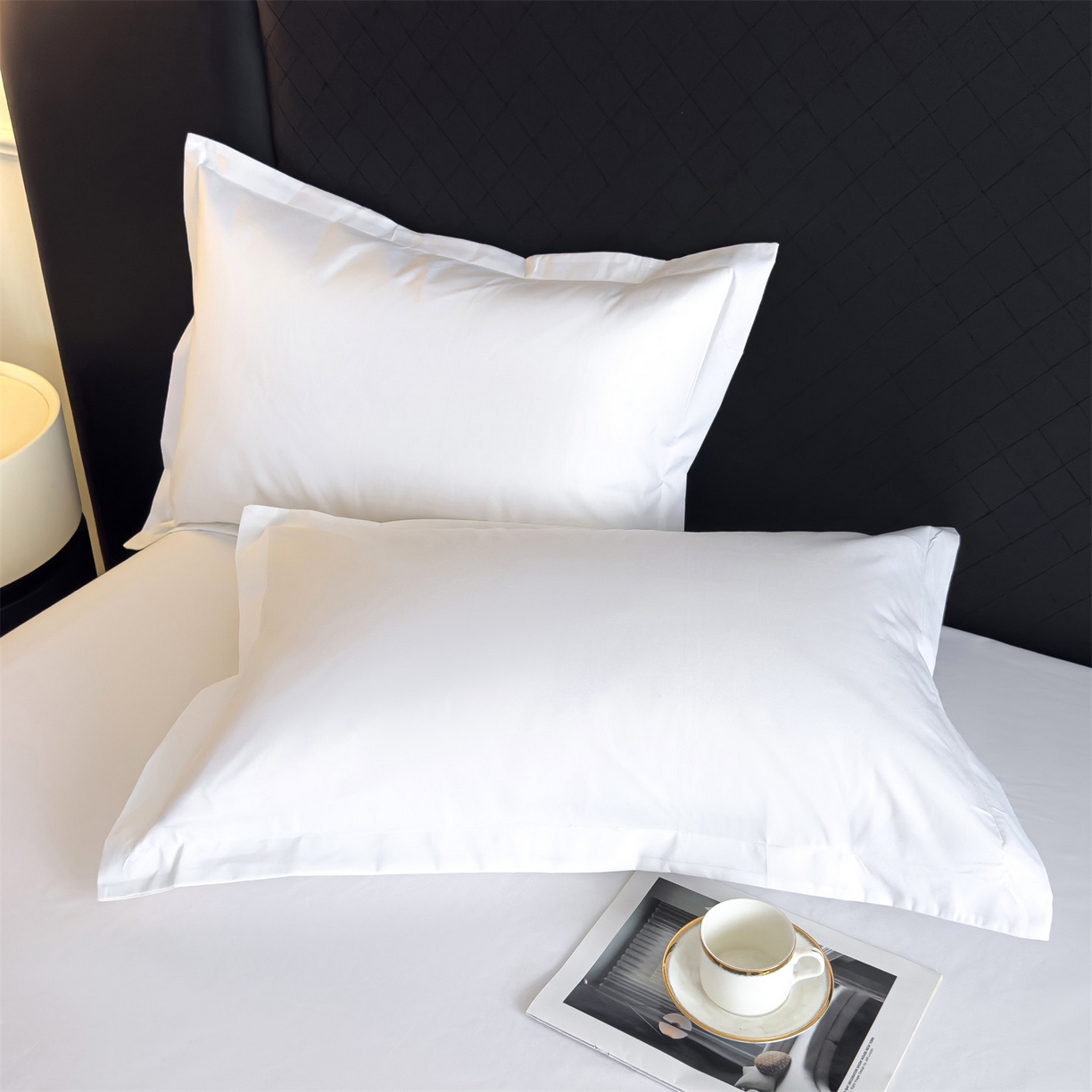 91家纺网 家纺一手货源 找家纺 （总）梦庭帛美 2025新款酒店布草纯磨毛四件套跨境外贸