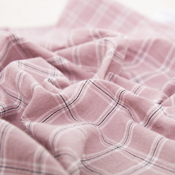 91家纺网 家纺一手货源 找家纺 大黄蜂家居家纺 2025新款纯棉水洗棉乳胶枕套 布丁粉