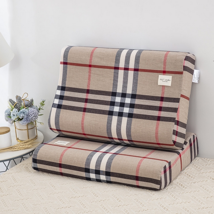 91家纺网 家纺一手货源 找家纺 大黄蜂家居家纺 2025新款纯棉水洗棉乳胶枕套 时尚格