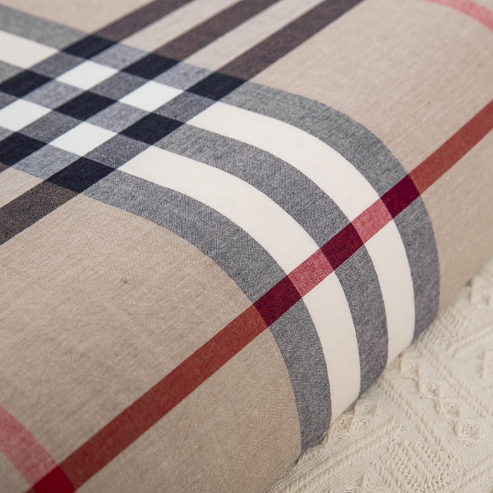 91家纺网 家纺一手货源 找家纺 大黄蜂家居家纺 2025新款纯棉水洗棉乳胶枕套 时尚格