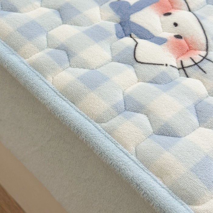 91家纺网 家纺一手货源 找家纺 （总）Sweet dreams甜梦 2025新款高克重牛奶绒印花夹棉床笠