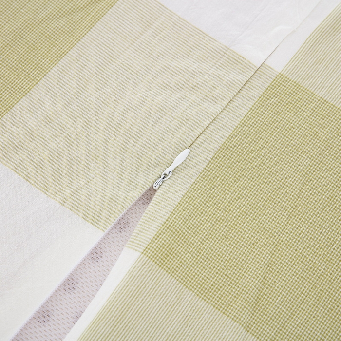 91家纺网 家纺一手货源 找家纺 大黄蜂家居家纺 2025新款全棉水洗棉乳胶枕头枕芯枕套 绿大格