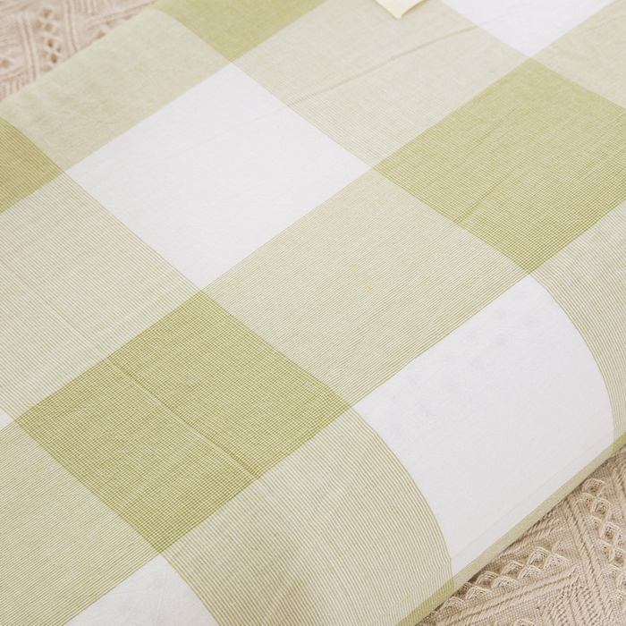 91家纺网 家纺一手货源 找家纺 大黄蜂家居家纺 2025新款全棉水洗棉乳胶枕头枕芯枕套 绿大格