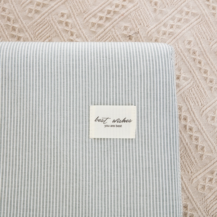 91家纺网 家纺一手货源 找家纺 大黄蜂家居家纺 2025新款全棉水洗棉乳胶枕头枕芯枕套 绿细条