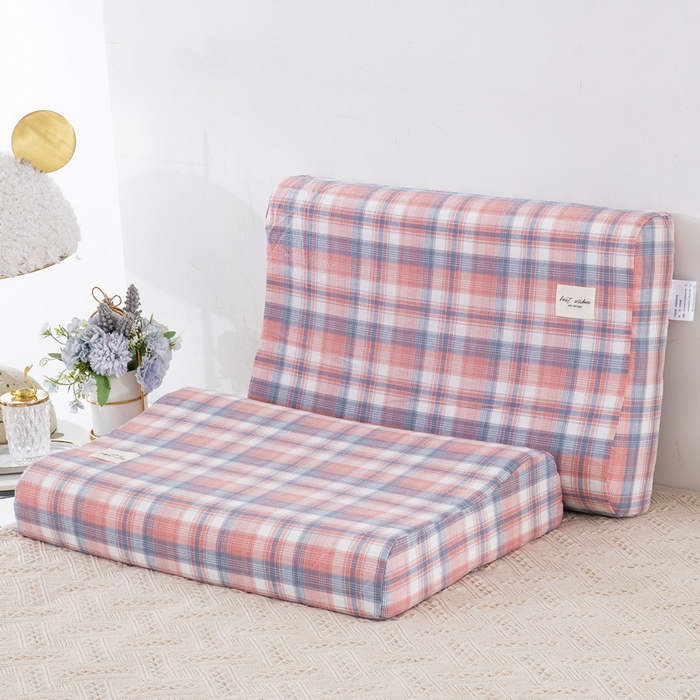 91家纺网 家纺一手货源 找家纺 大黄蜂家居家纺 2025新款全棉水洗棉乳胶枕头枕芯枕套 舞动青春粉