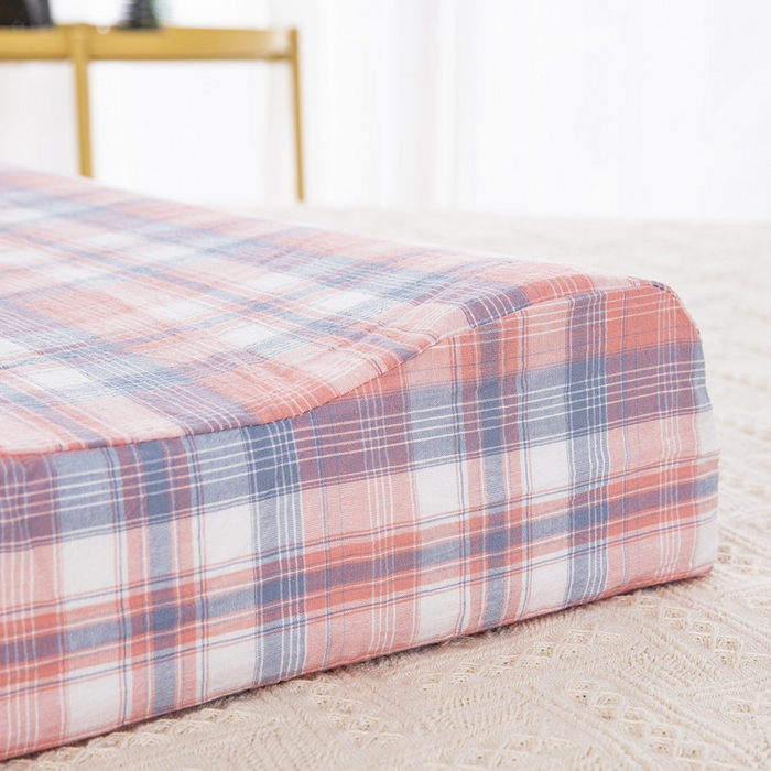 91家纺网 家纺一手货源 找家纺 大黄蜂家居家纺 2025新款全棉水洗棉乳胶枕头枕芯枕套 舞动青春粉